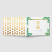 Livre D'or Mariage d'or d'ananas tropical (Complet)