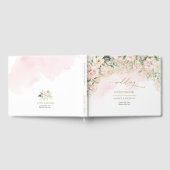 Livre D'or Mariage d'or rose rose clair opulent (Complet)