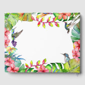 Livre D'or Mariage du paradis floral tropical (Verso)