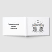 Livre D'or Mariage du soir de moto de deux mariées sur mesure (Complet)