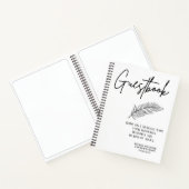 Livre d'or Mariage Elegant Blank Carnet intérieur (Intérieur)