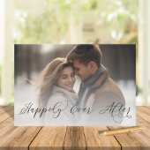 Livre D'or Mariage Elegant Calligraphie Photo noir et blanc