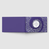 Livre D'or Mariage élégant damassé violet (Complet)