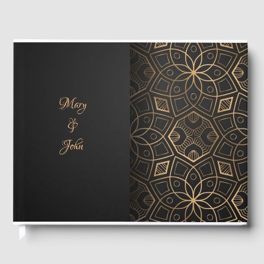 Livre D'or Mariage élégant de luxe (Recto)