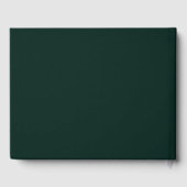 Livre D'or Mariage Emerald Green Gold (Verso)