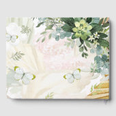 Livre D'or Mariage émeraude Feuille chic Eucalyptus (Verso)