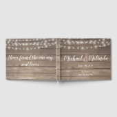 Livre D'or Mariage en bois rustique (Complet)