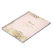 Livre d'or mariage en dentelle élégant (Côté gauche)