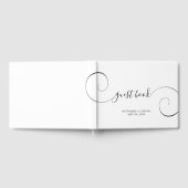 Livre D'or Mariage en écriture cursive noire (Complet)
