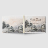 Livre D'or Mariage en forêt de bois (Complet)