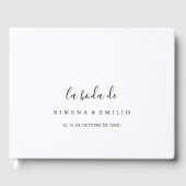 Livre D'or Mariage espagnol simple (Recto)