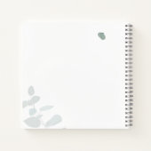 Livre d'or Mariage Eucalyptus (Dos)