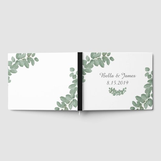 Livre d'or Mariage Eucalyptus (Complet)