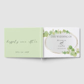 Livre D'or Mariage Eucalyptus du printemps moderne (Complet)