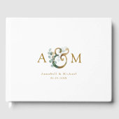 Livre D'or Mariage Eucalyptus Elégant moderne (Recto)