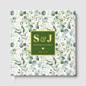Livre d'or Mariage Eucalyptus Greenery (Recto)