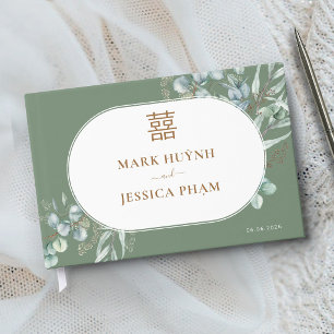 Livre D'or Mariage Eucalyptus Song Hy Vietnamien