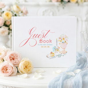 Livre D'or Mariage Fantaisiste Funky Floral Excentrique Dessi
