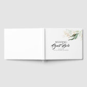 Livre D'or Mariage Feuille Eucalyptus Green Gold (Complet)