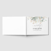 Livre D'or Mariage Feuille Eucalyptus Green Gold (Complet)