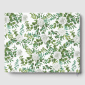 Livre D'or Mariage Fleur Rose Noir et Blanc (Verso)