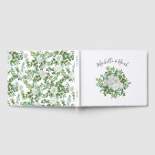 Livre D'or Mariage Fleur Rose Noir et Blanc (Complet)