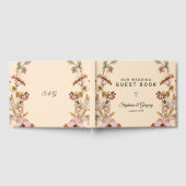 Livre D'or Mariage Fleur sauvage Boho d'automne (Complet)