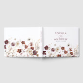 Livre D'or Mariage Fleur sauvage d'automne (Complet)