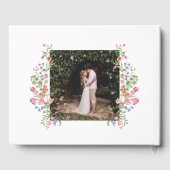 Livre D'or Mariage Fleur sauvage de jardin Whimsical (Verso)