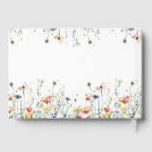 Livre D'or Mariage Fleur sauvage dynamique (Verso)