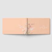 Livre D'or Mariage Fleur sauvage Sunny Apricot ID1023 (Complet)