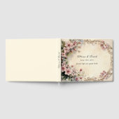Livre D'or Mariage Fleurs Roses Cadre Filigree Gild (Complet)