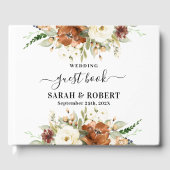 Livre D'or Mariage floral automne (Recto)