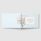Livre D'or Mariage Floral Bleu (Complet)