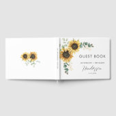 Livre D'or Mariage floral de tournesol (Complet)