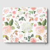 Livre D'or Mariage floral du Jardin de Blush (Verso)