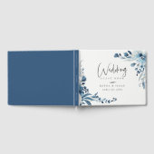 Livre D'or Mariage floral Dusty Blue Navy (Complet)