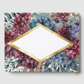 Livre D'or Mariage floral élégant enchanté (Verso)