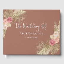 Mariage floral en terre cuite Boho