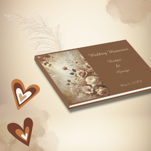Livre D'or Mariage floral romantique