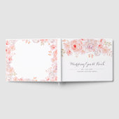 Livre D'or Mariage floral rose doux (Complet)