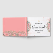 Livre D'or Mariage floral rose moderne (Complet)