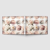 Livre D'or Mariage floral rose rose pâle (Complet)