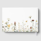 Livre D'or Mariage floral rustique (Verso)