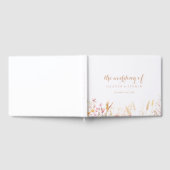 Livre D'or Mariage floral sauvage du pré-automne (Complet)