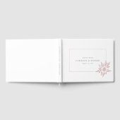 Livre D'or Mariage floral simple et élégant (Complet)