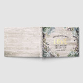 Livre d'or mariage Floral String Lights Rustic Woo (Complet)