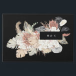 Livre D'or Mariage floral Tropical Pampas noir Premium<br><div class="desc">Floral Pampas Grass Tropical Jungle Mariage Livre d'hôtes. Cela fera partie de la suite. #pampasgrass #jungleMariage #jungleinvitation #coralmariage #weddingmenu #désertons #lasvegasMariage #terracottamariage #peachmariage #pampasweddmenu #pampas #terracotta #corail #peach #naturalmariage #driedgrass #driedpampas #wabisabimariage #nature #mariage</div>