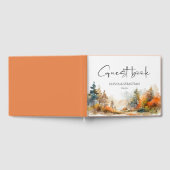 Livre D'or Mariage forestier d'automne rustique (Complet)