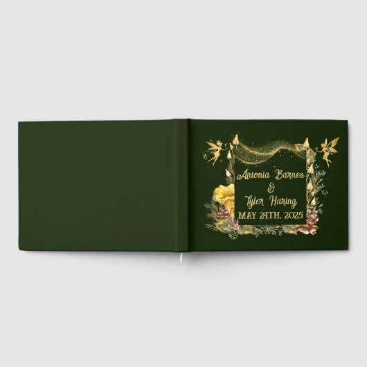 Livre D'or Mariage forestier des fées d'or (Complet)